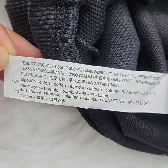 Zara Contrast Color‎ Dress Faux Wrap Striped Fitted Bottom Medium - Picture 6 of 8